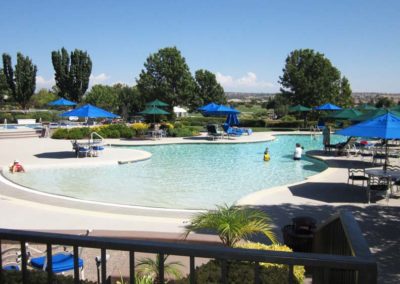 Outdoor pool at Orchard Creek Lodge | Carolan Properties