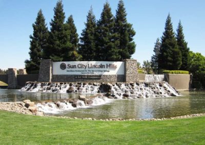 Signage for Sun City Lincoln Hills