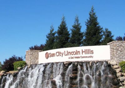 Sun City Lincoln Hills signage